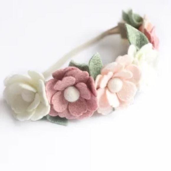 Felt Flower Crown - Picture 2 of 3